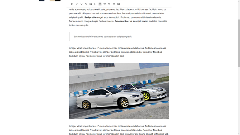 Home page of Bloggyn with a list of posts.