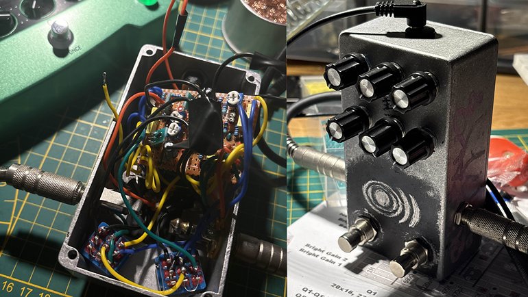 Second attempt at the Coda Effects Black Hole pedal, finished and functional